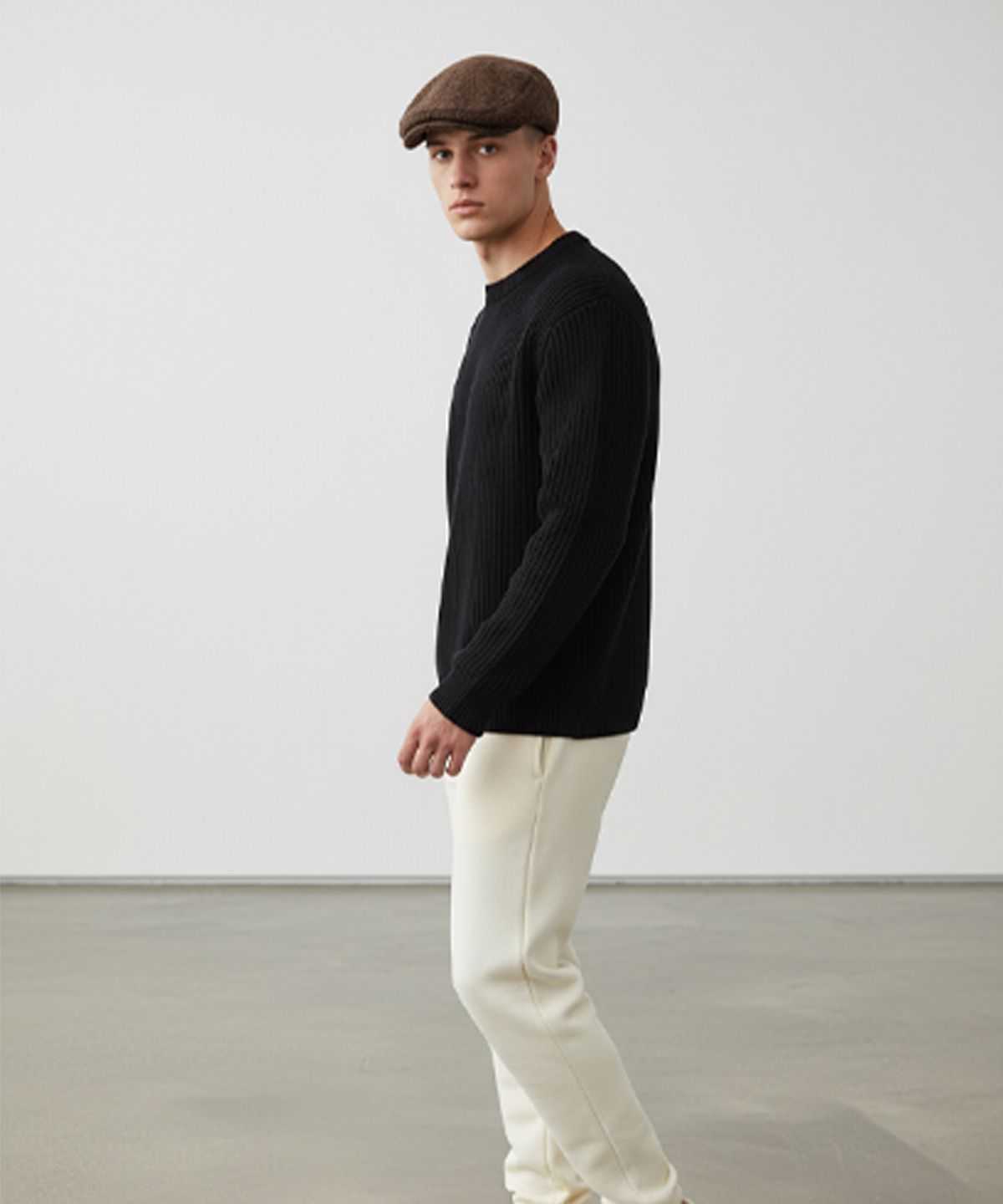 유니버셜 케미스트리(UNIVERSAL CHEMISTRY) Fleece Brown Huntingcap 헌팅캡