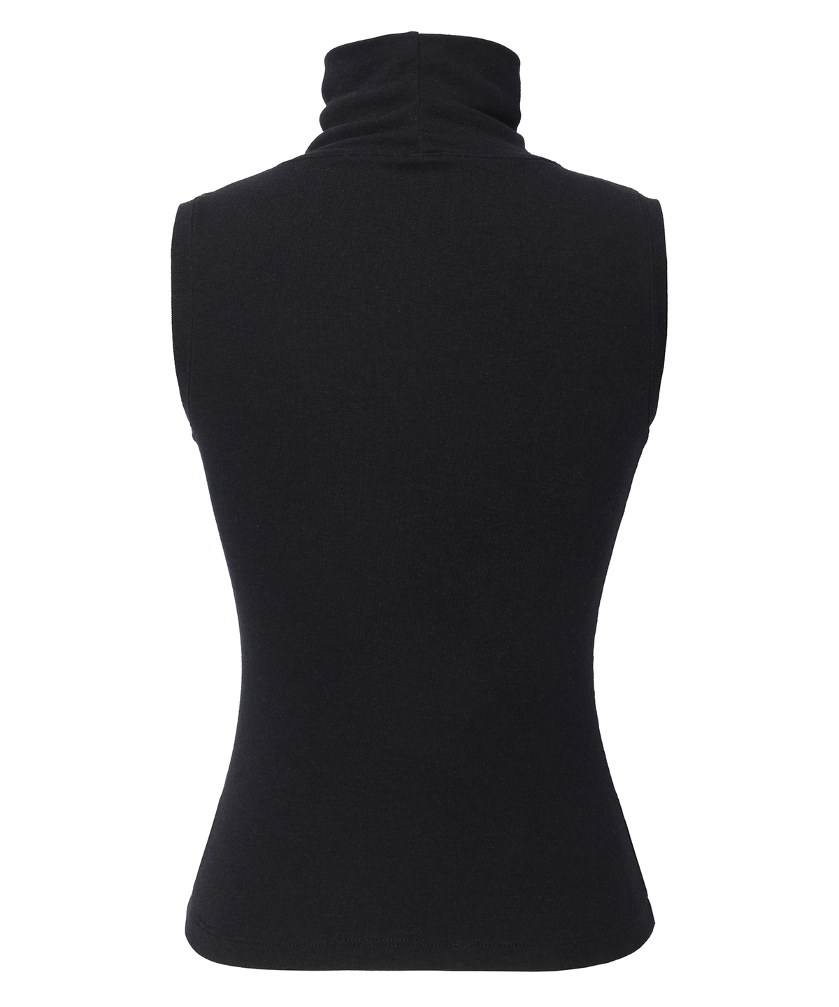 이네기(INEGI) Drape Turtleneck Top (black)