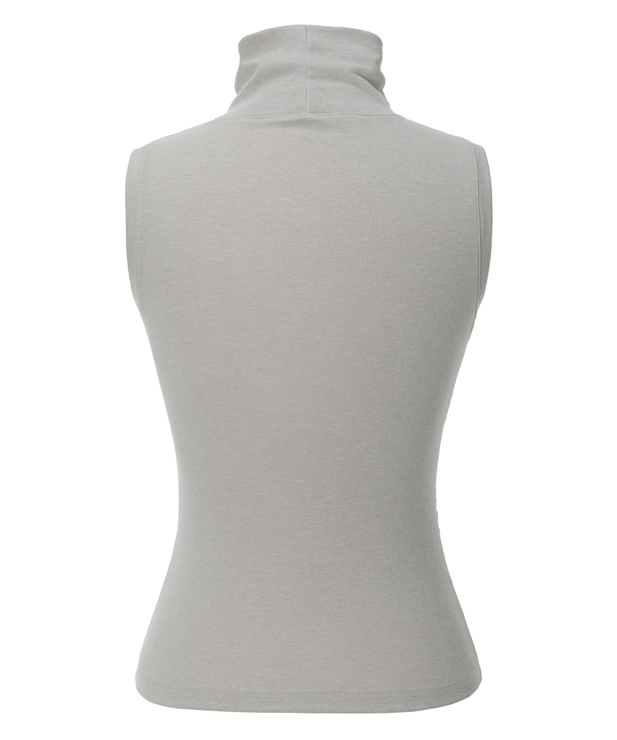 이네기(INEGI) Drape Turtleneck Top (sand beige)
