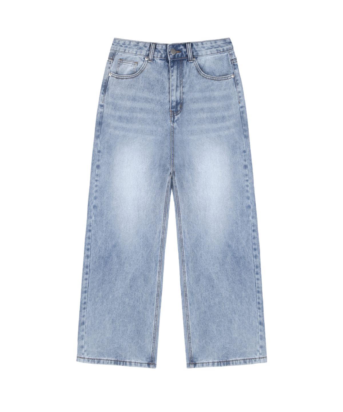 엔티이티(NTET) Basic washing denim pants (faded Indigo)