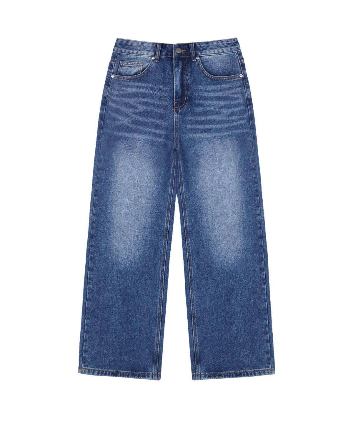 엔티이티(NTET) Basic washing denim pants (blue)