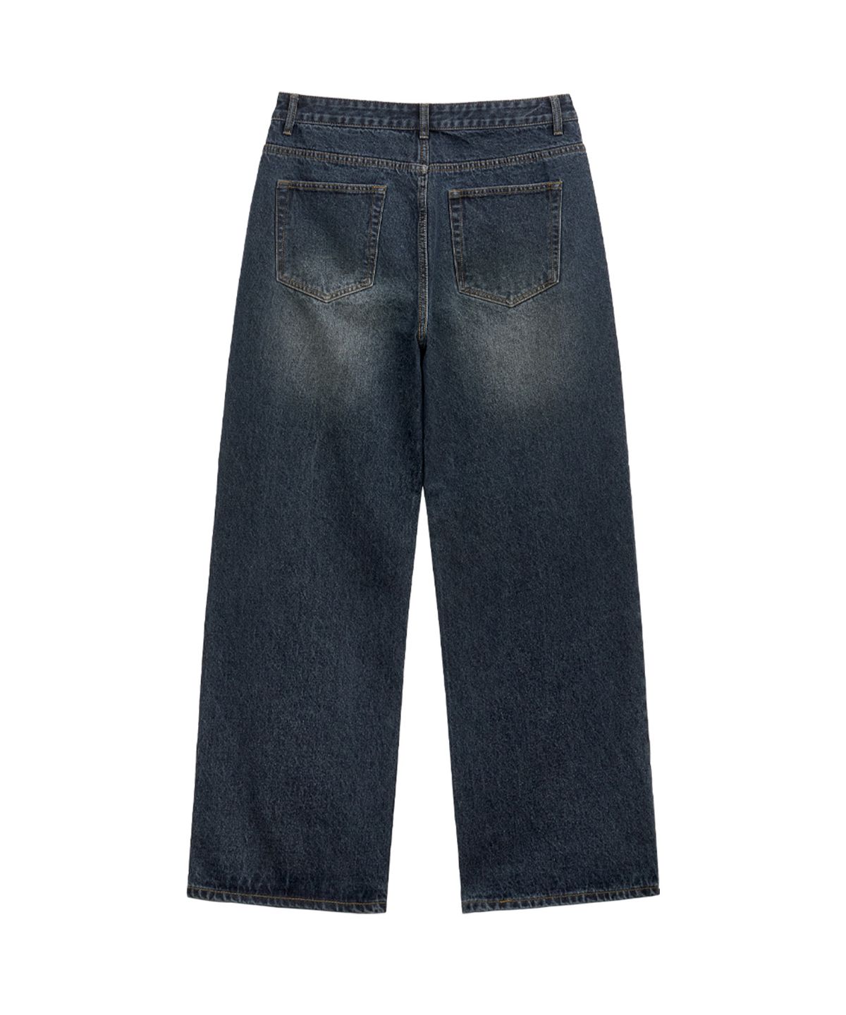 엔티이티(NTET) Basic washing denim pants (dark blue)