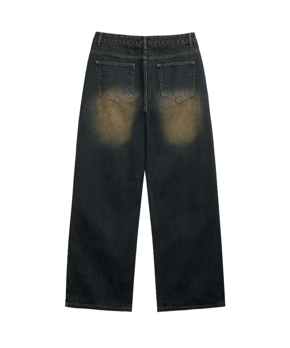 엔티이티(NTET) Basic washing denim pants (vintage black)