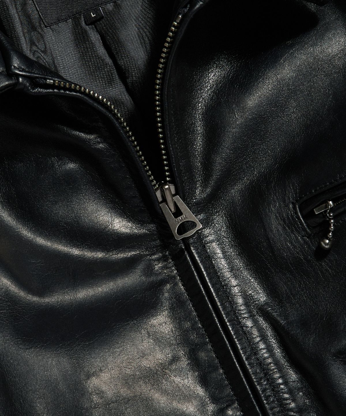에스피오나지(ESPIONAGE) Buffalo Leather S.Rider Jacket Black