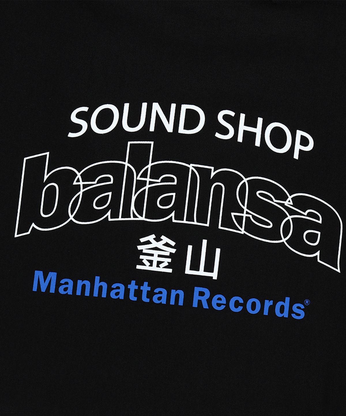 맨하탄레코즈(MANHATTAN RECORDS) MR x Balansa Arch Logo Shoulder Bag - Black
