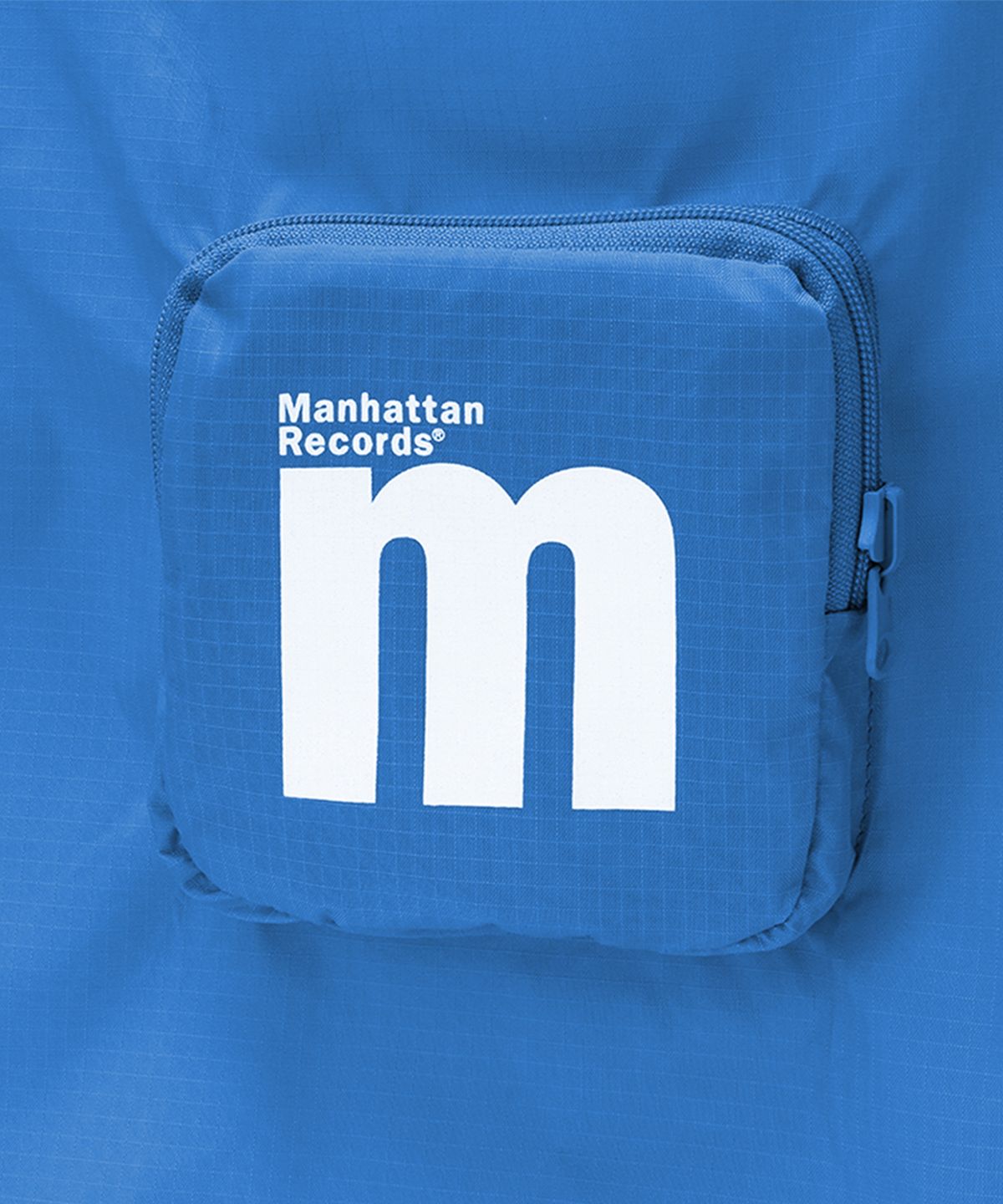 맨하탄레코즈(MANHATTAN RECORDS) MR Packable Market Bag - Blue