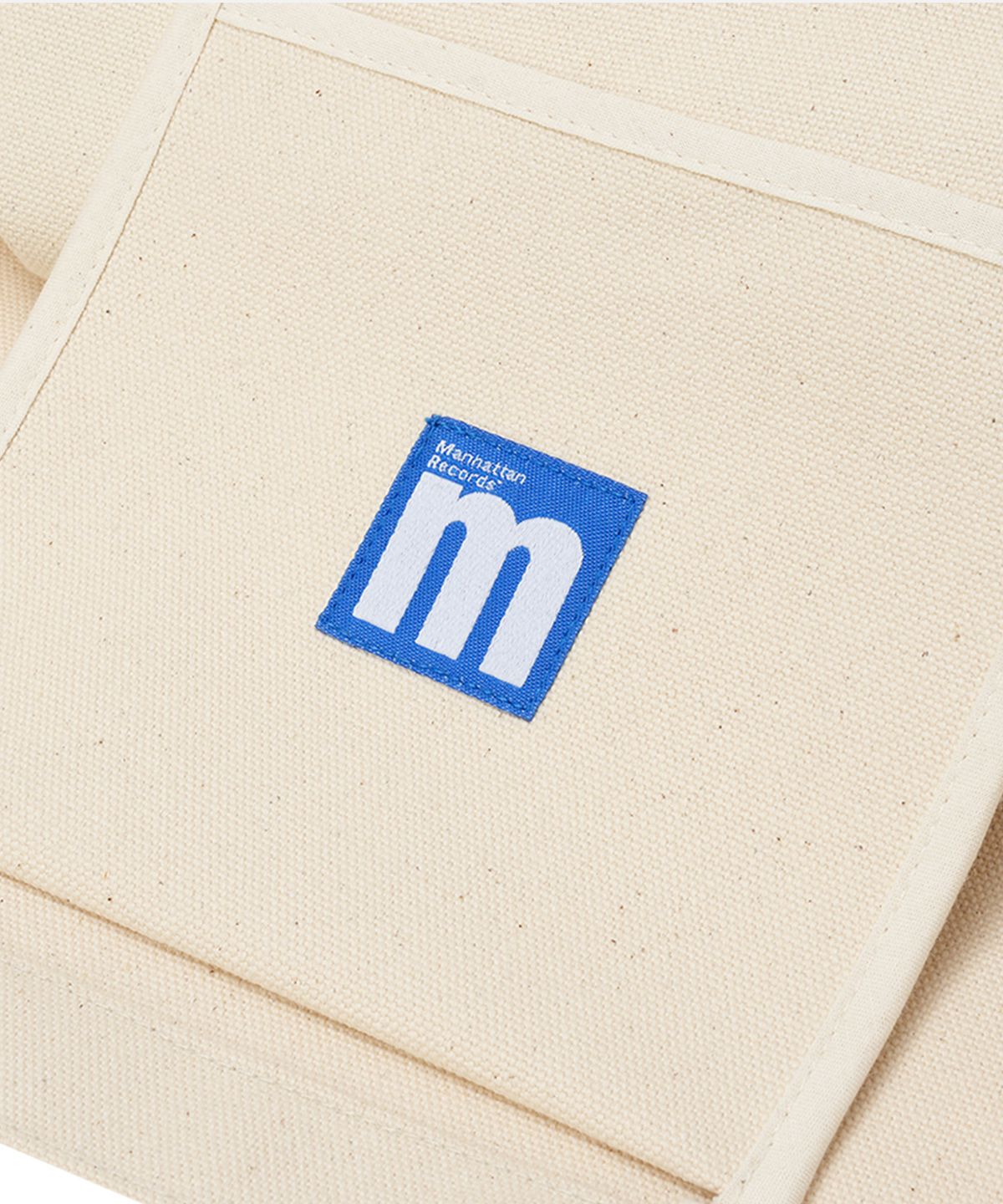 맨하탄레코즈(MANHATTAN RECORDS) M Logo Eco Bag - Ivory