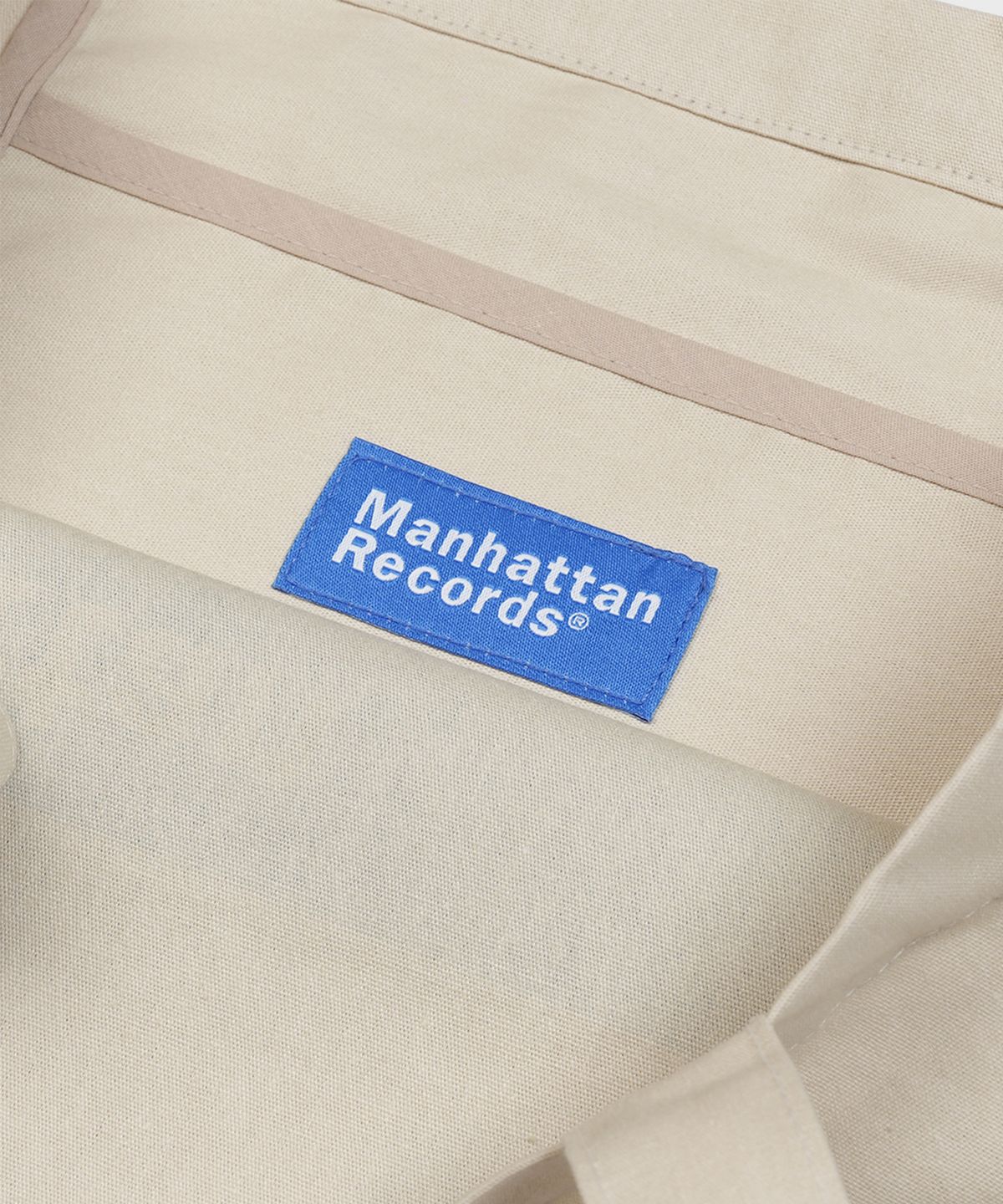 맨하탄레코즈(MANHATTAN RECORDS) Manhattan Records M Logo Eco Bag - Beige