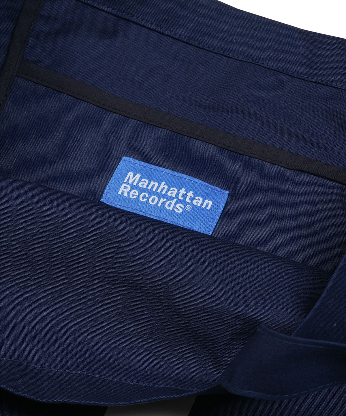 맨하탄레코즈(MANHATTAN RECORDS) Manhattan Records M Logo Eco Bag - Navy