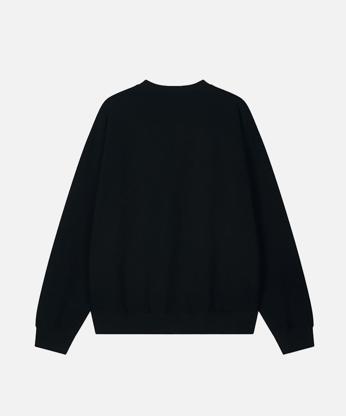 맨하탄레코즈(MANHATTAN RECORDS) MR 2-Tone Logo Crew Neck - Black