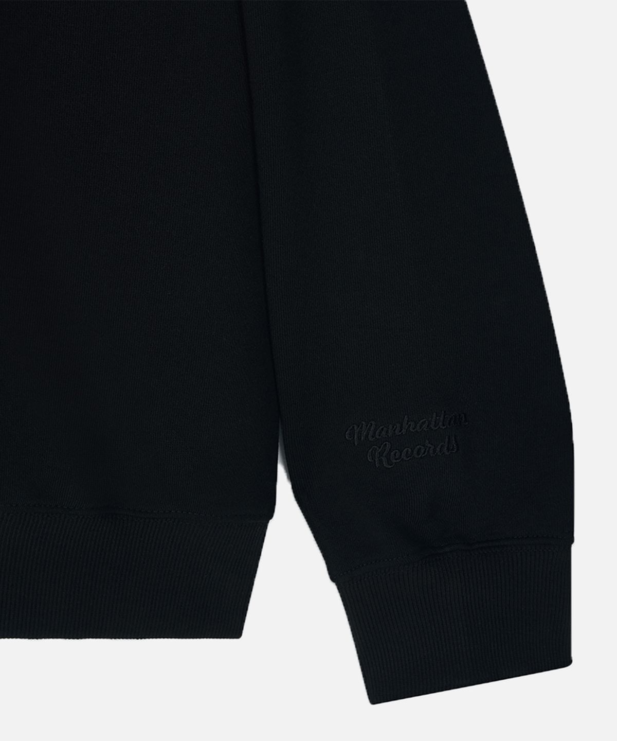 맨하탄레코즈(MANHATTAN RECORDS) MR 2-Tone Logo Crew Neck - Black