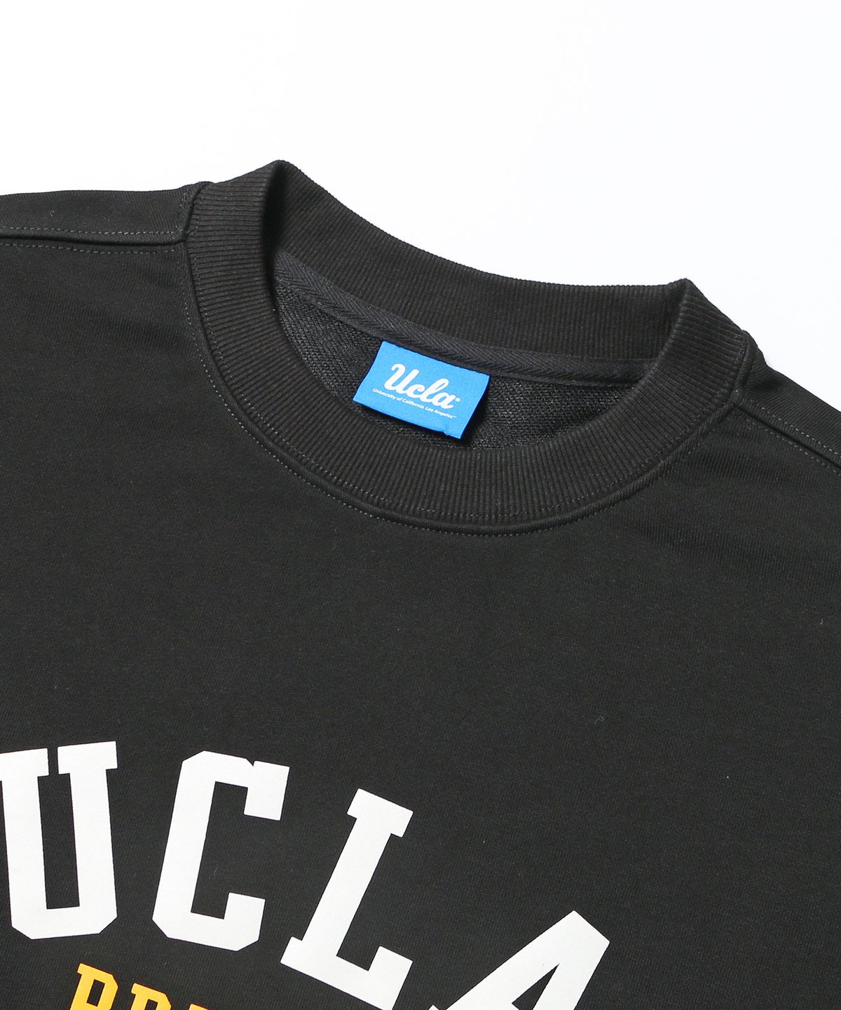 유씨엘에이(UCLA) 남녀공용 UCLA1919 라운드 스웻셔츠[BLACK](UBRLTA7)