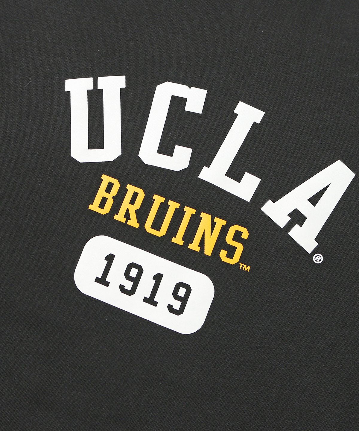 유씨엘에이(UCLA) 남녀공용 UCLA1919 라운드 스웻셔츠[BLACK](UBRLTA7)