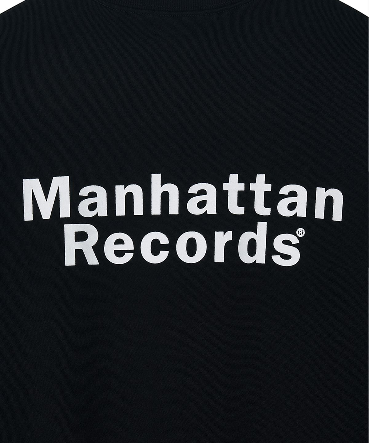 맨하탄레코즈(MANHATTAN RECORDS) MR M Box Crew Neck - Black
