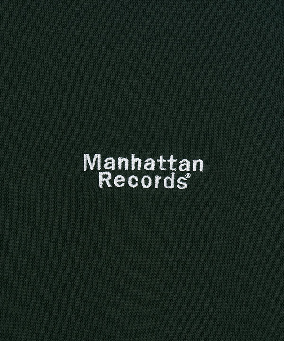 맨하탄레코즈(MANHATTAN RECORDS) MR RECORDS Logo Crew Neck - Green
