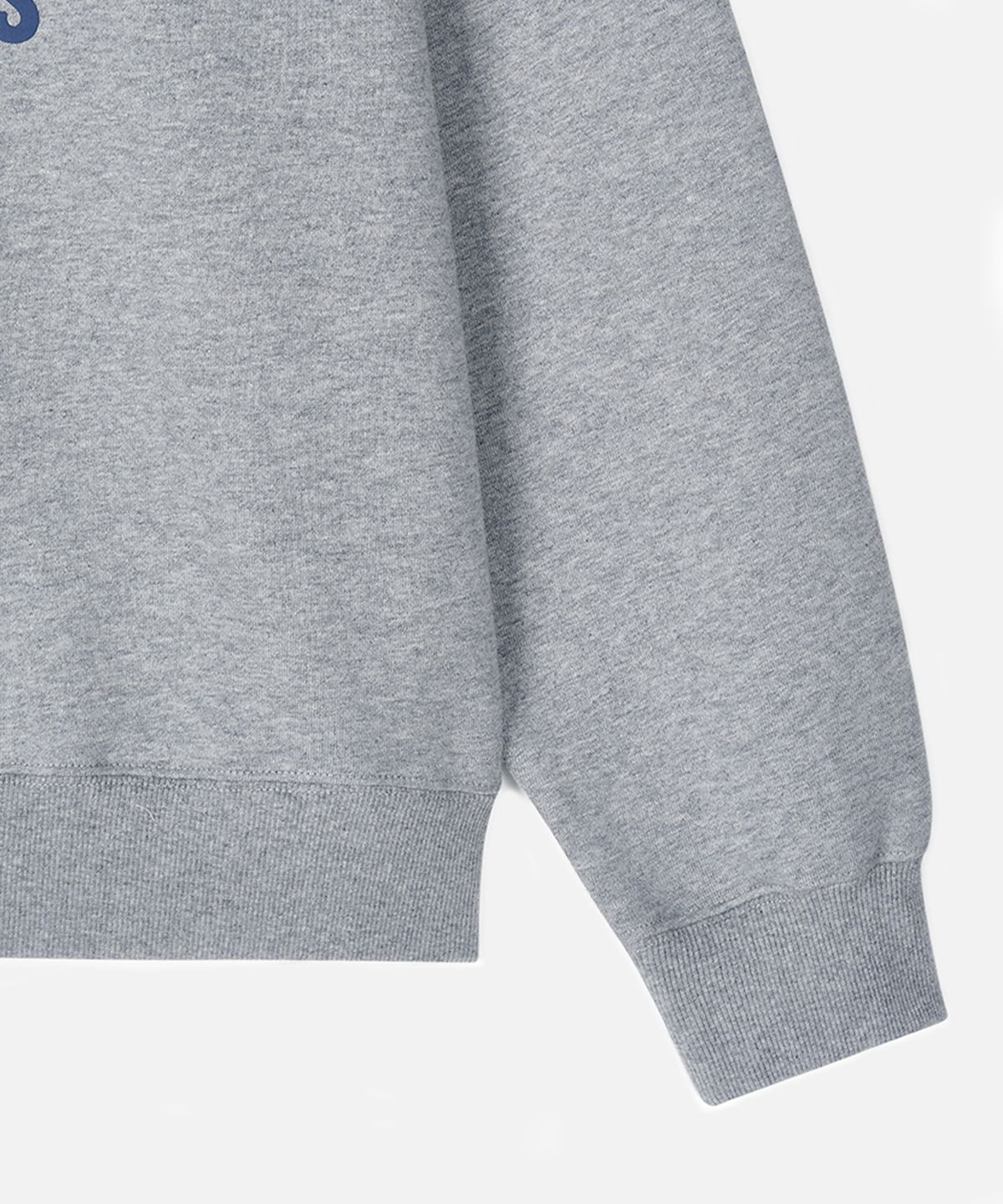 맨하탄레코즈(MANHATTAN RECORDS) MR Script Logo Crew Neck - Grey