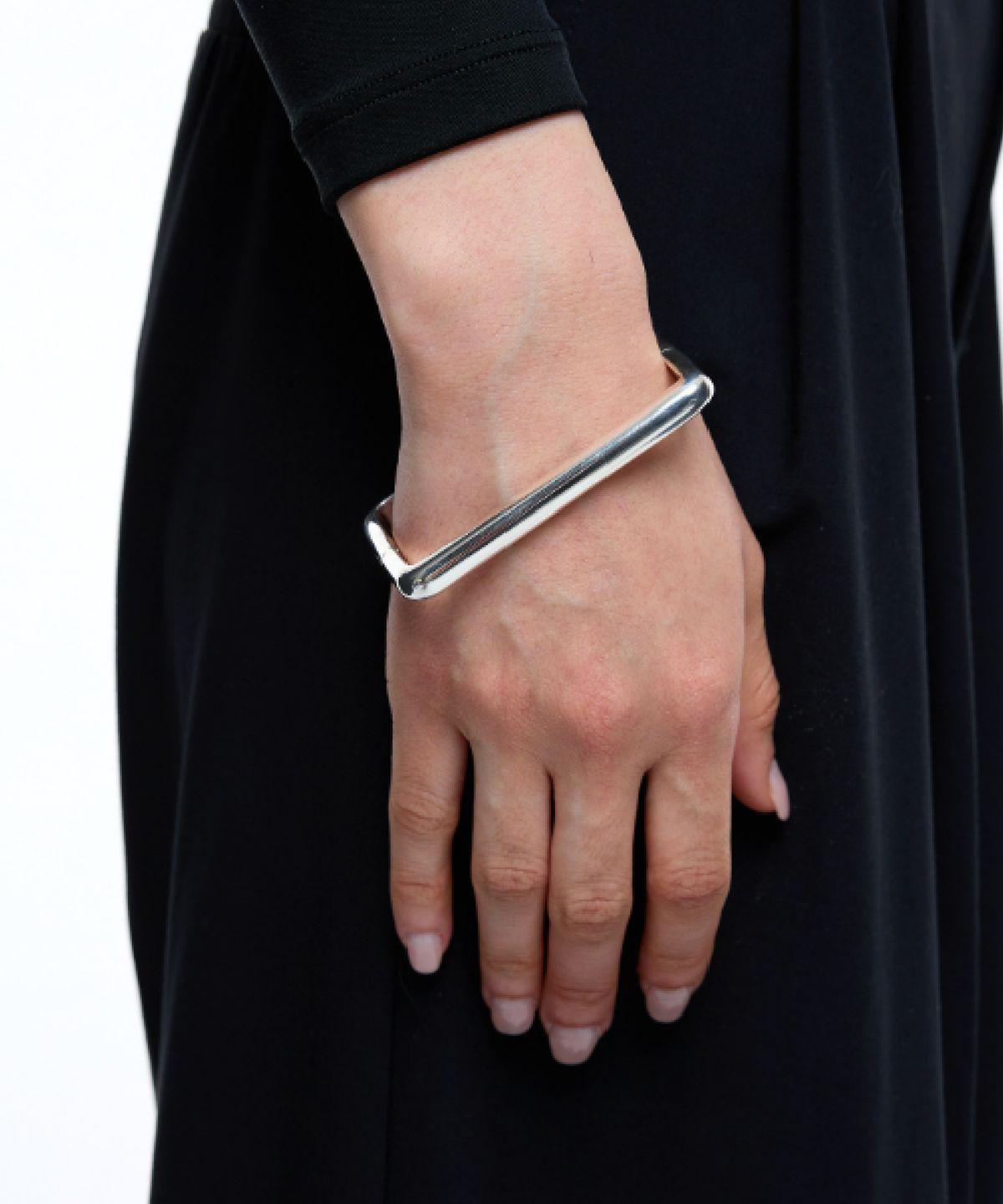 그라스마티네(GRASSE MATINEE) Rectangle Bracelet Silver