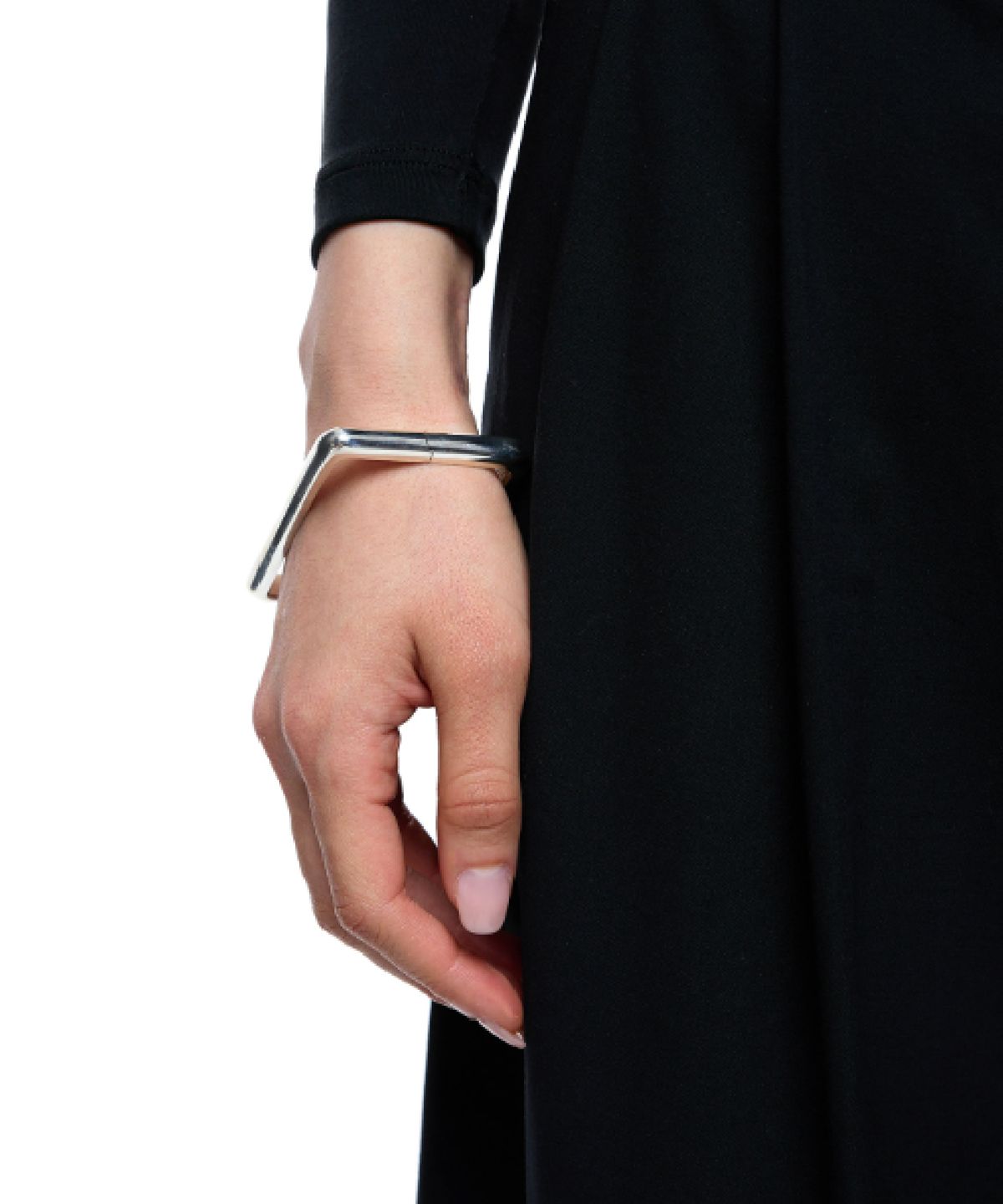 그라스마티네(GRASSE MATINEE) Rectangle Bracelet Silver