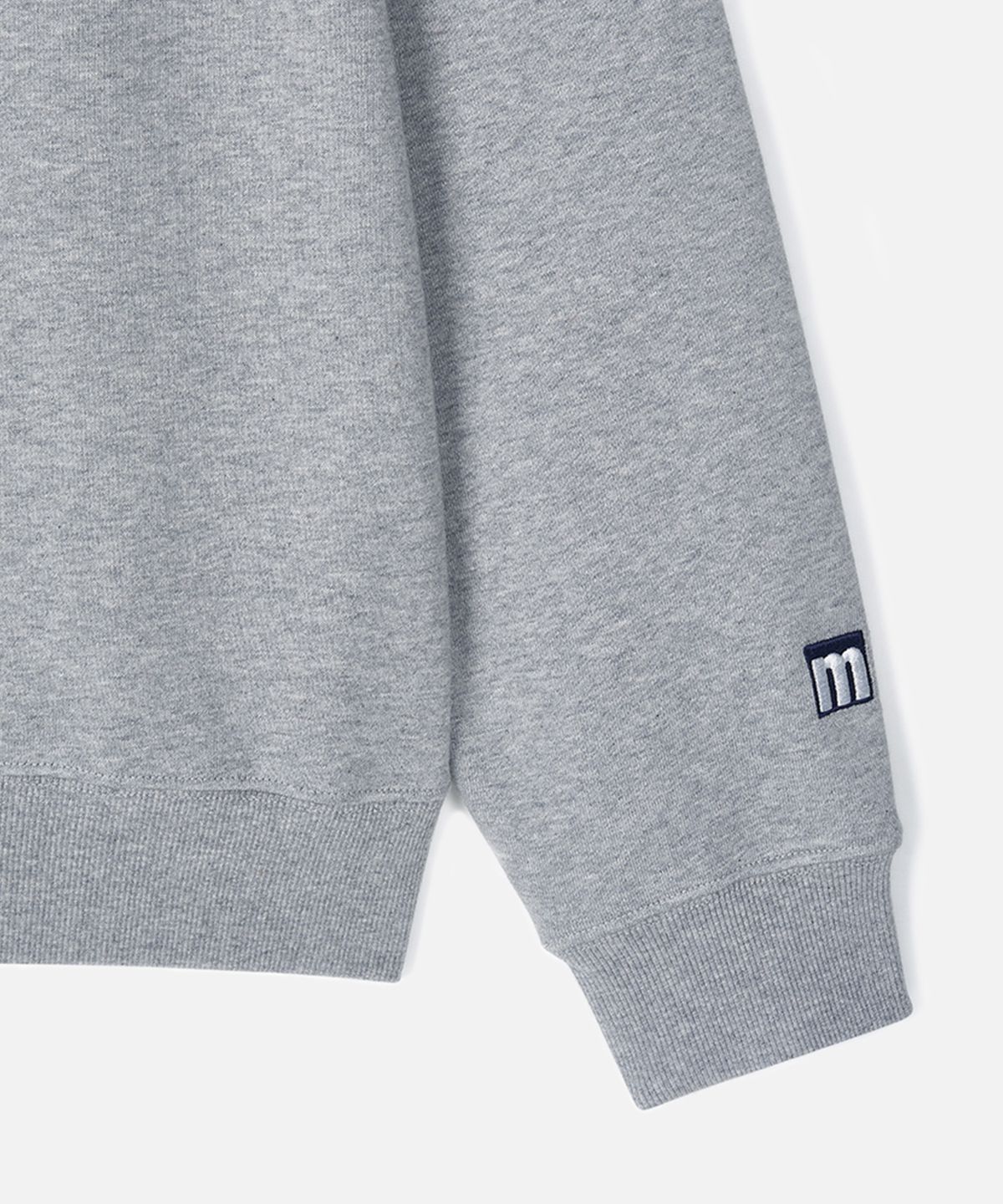 맨하탄레코즈(MANHATTAN RECORDS) MR Small Arch Logo Crew Neck - Grey