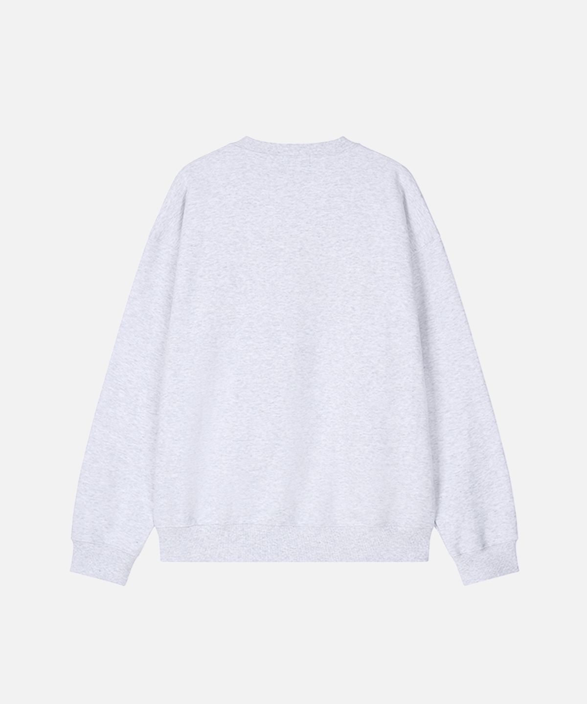 맨하탄레코즈(MANHATTAN RECORDS) MR VINYL Logo Crew Neck - Light Grey
