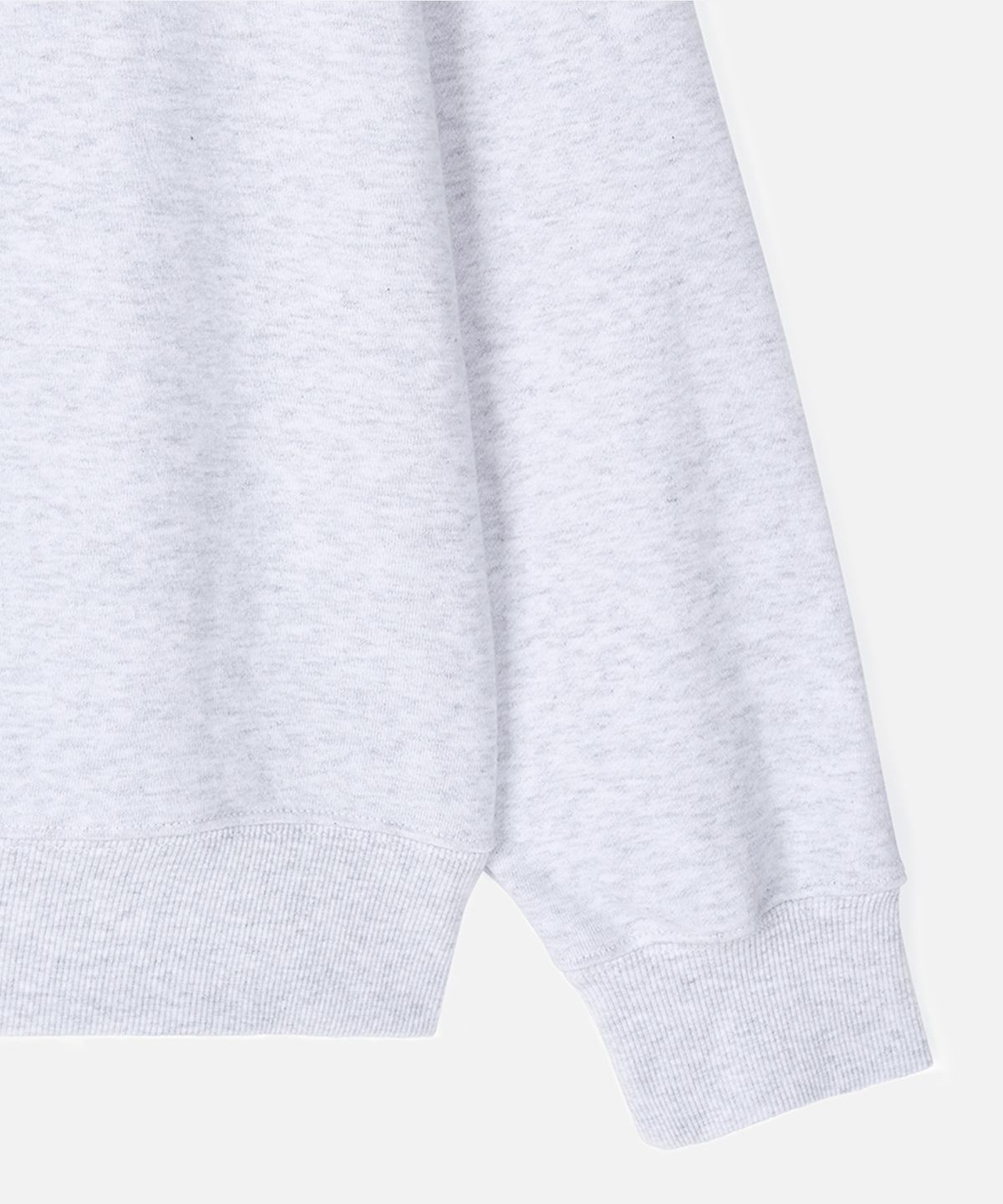 맨하탄레코즈(MANHATTAN RECORDS) MR VINYL Logo Crew Neck - Light Grey