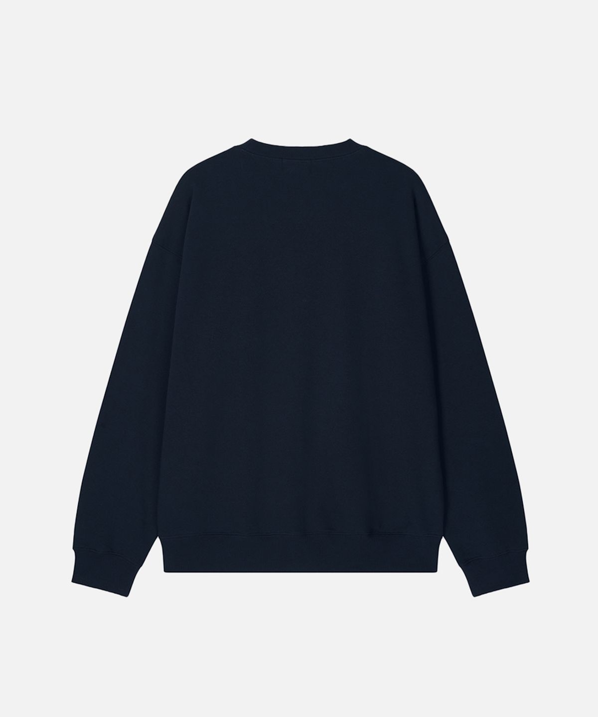 맨하탄레코즈(MANHATTAN RECORDS) MR VINYL Logo Crew Neck - Navy