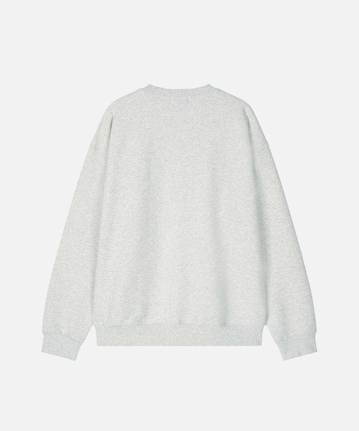 맨하탄레코즈(MANHATTAN RECORDS) MR VINYL Logo Crew Neck - Oatmeal