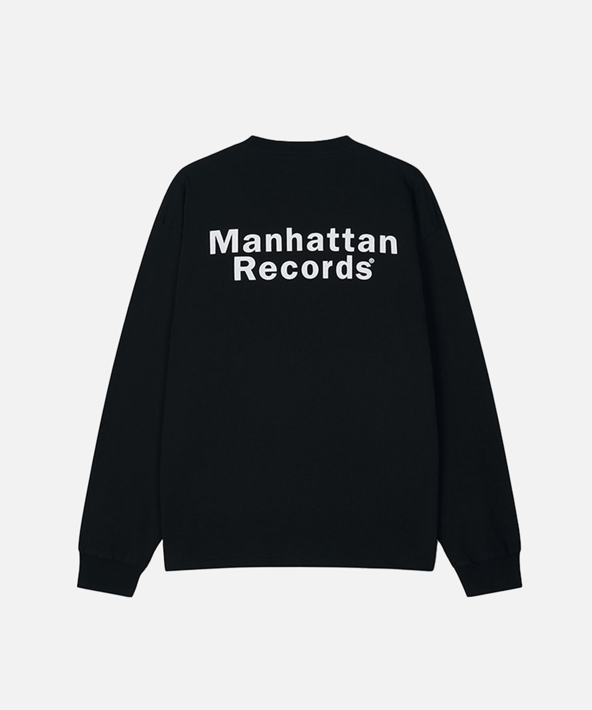 맨하탄레코즈(MANHATTAN RECORDS) MR M Box Logo L/S - Black
