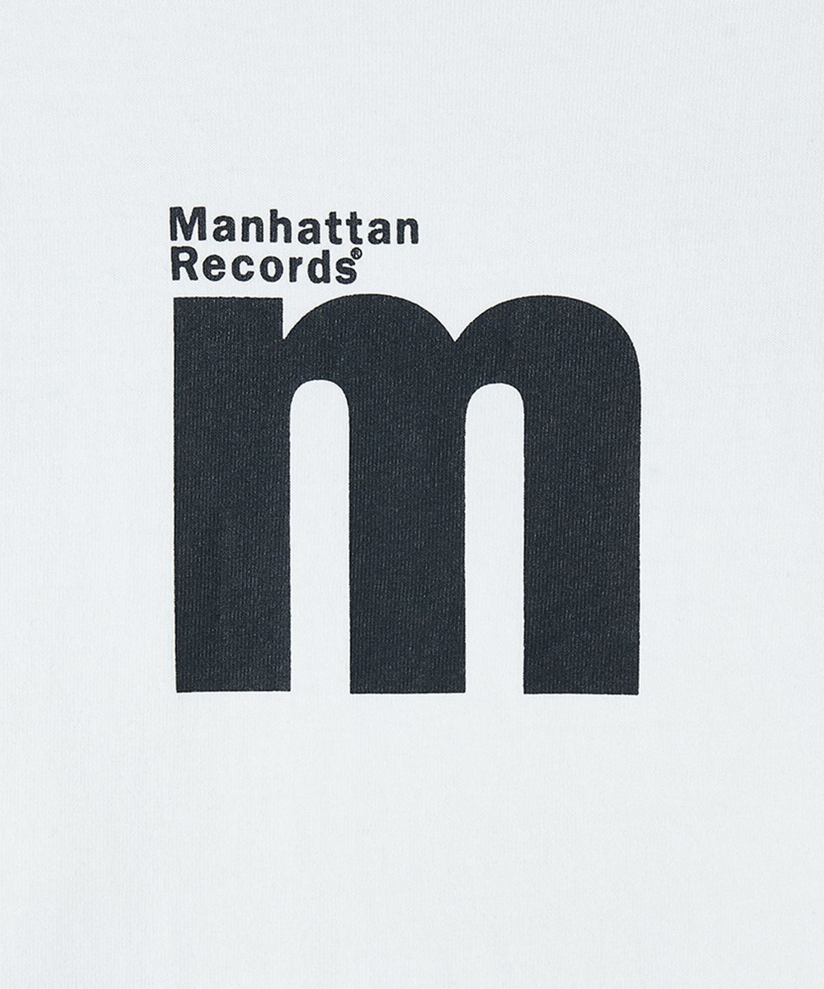 맨하탄레코즈(MANHATTAN RECORDS) MR M Box Logo L/S - White