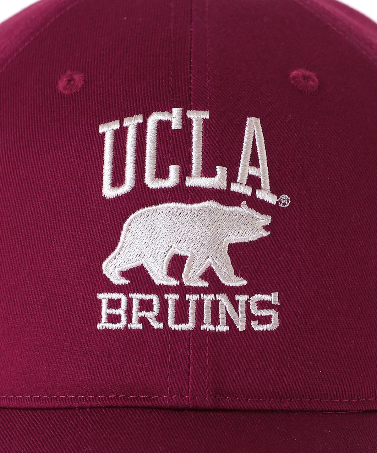 유씨엘에이(UCLA) 남녀공용 BRUINS 베어 자수 코튼 볼캡[BURGANDY](UCRAC21)