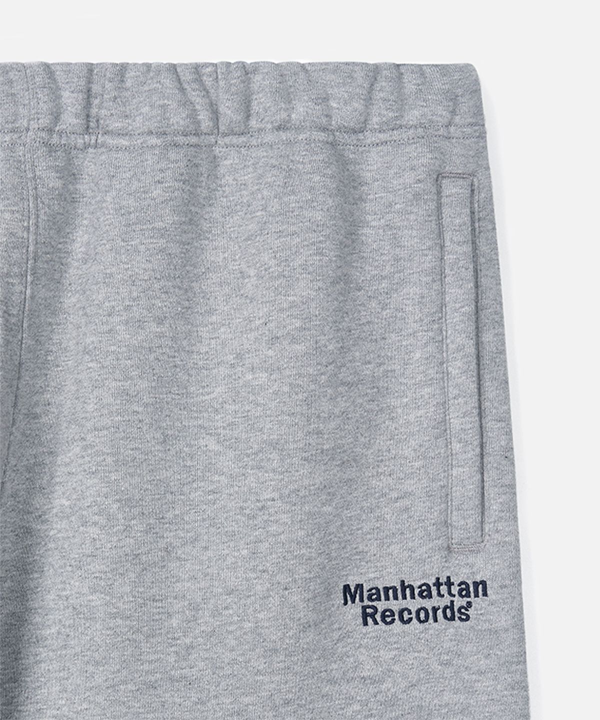 맨하탄레코즈(MANHATTAN RECORDS) Classic Logo Wide Sweat Pants - Grey