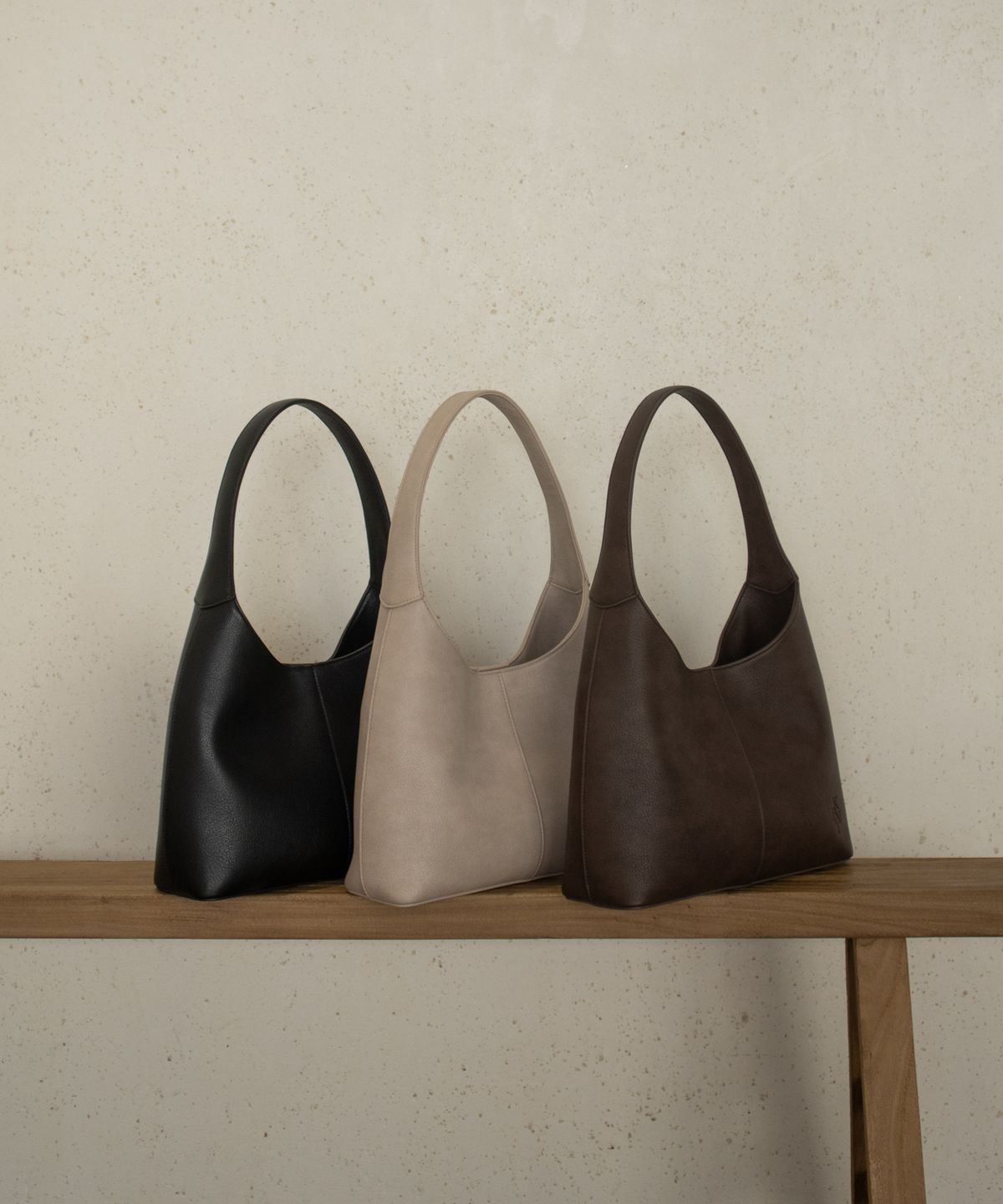 캐비닛먼트(KABINETMENT) Poje hobo bag_dark brown
