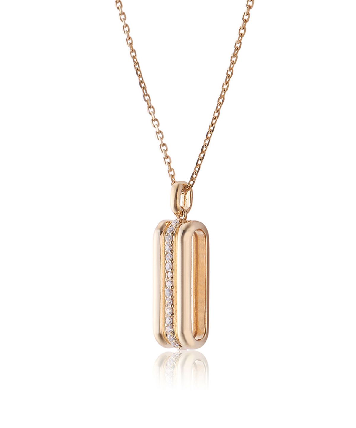그라스마티네(GRASSE MATINEE) Triple Bar Necklace  Gold