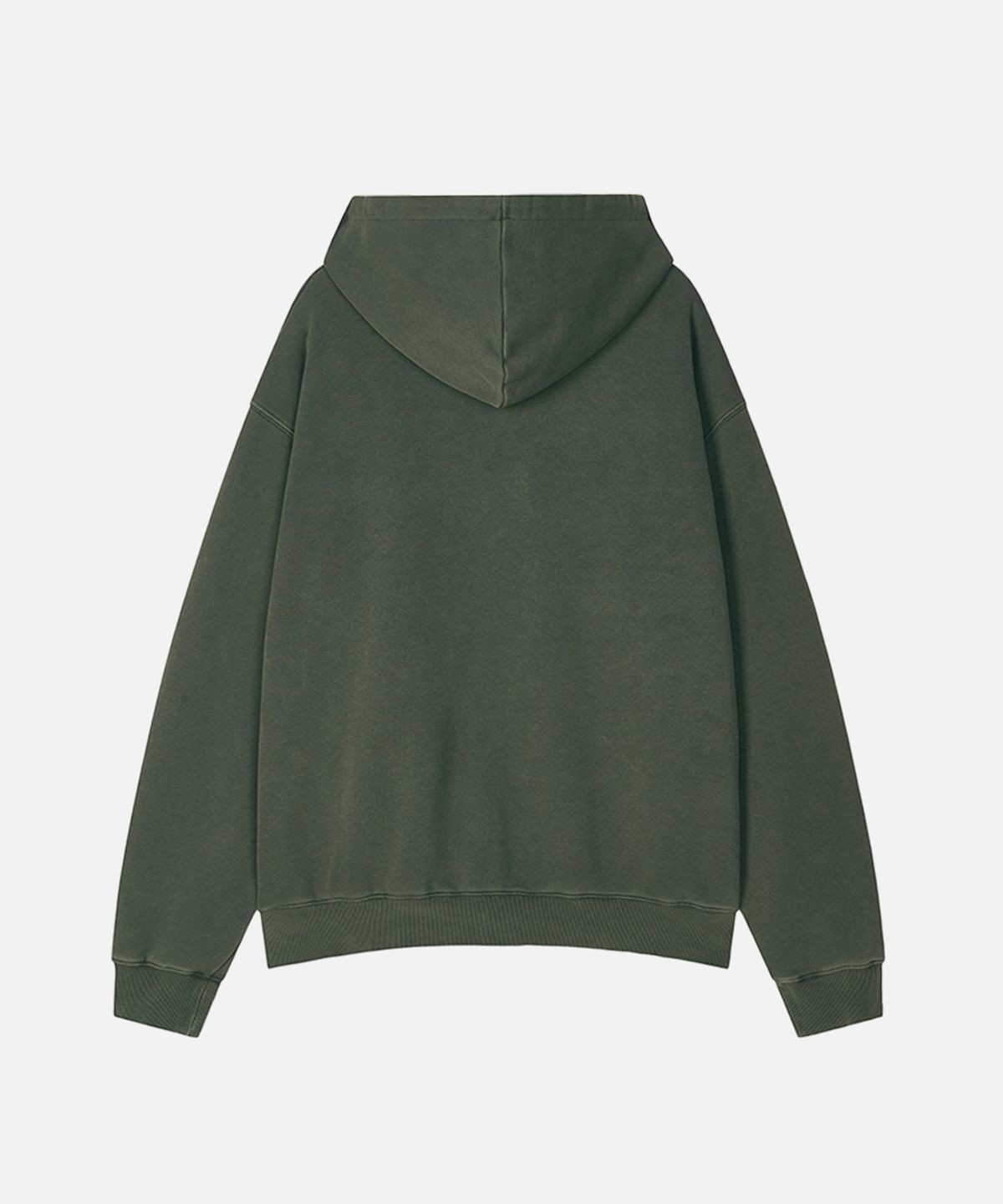 맨하탄레코즈(MANHATTAN RECORDS) MR Logo Washed Hoodie - Olive