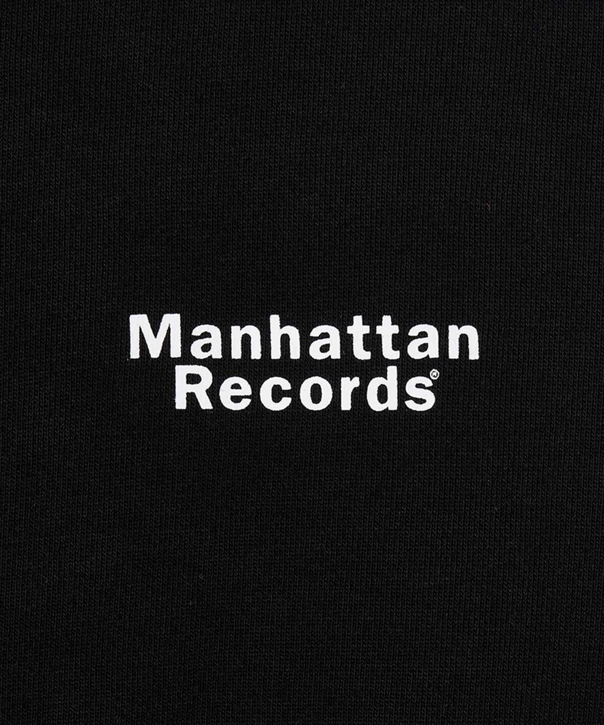 맨하탄레코즈(MANHATTAN RECORDS) Classic Logo Zip Up Hoodie - Black