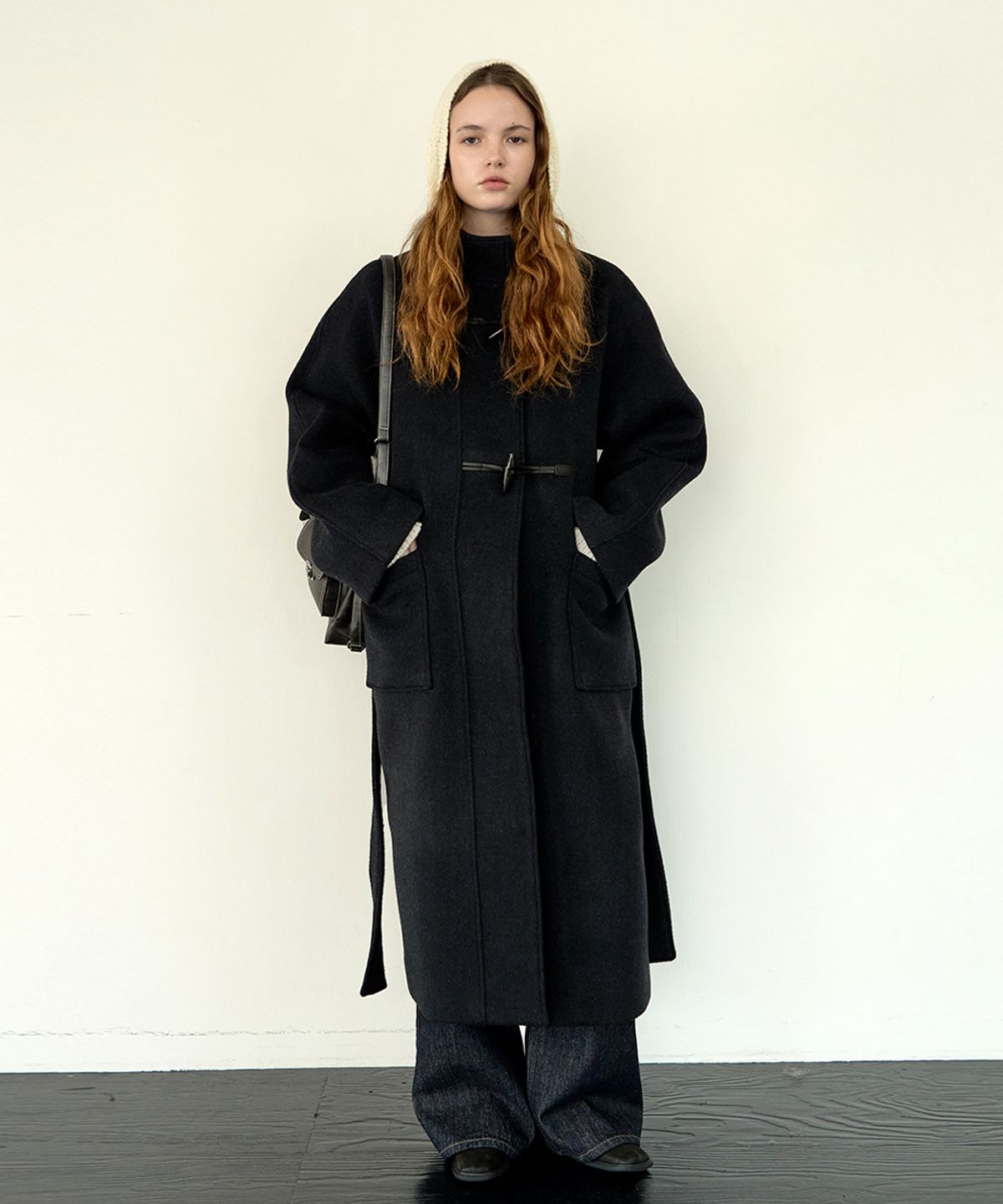 위메농(OUI MAIS NON) Duffle wool long coat