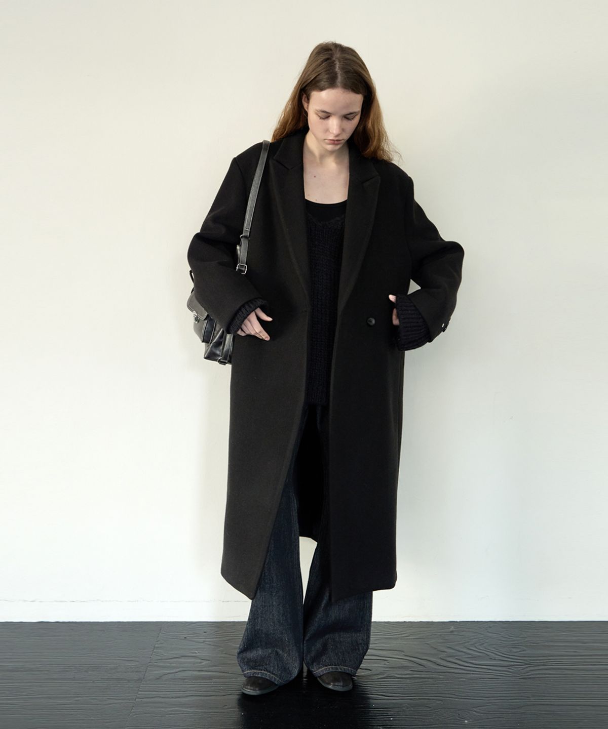 위메농(OUI MAIS NON) Oversized tailored coat
