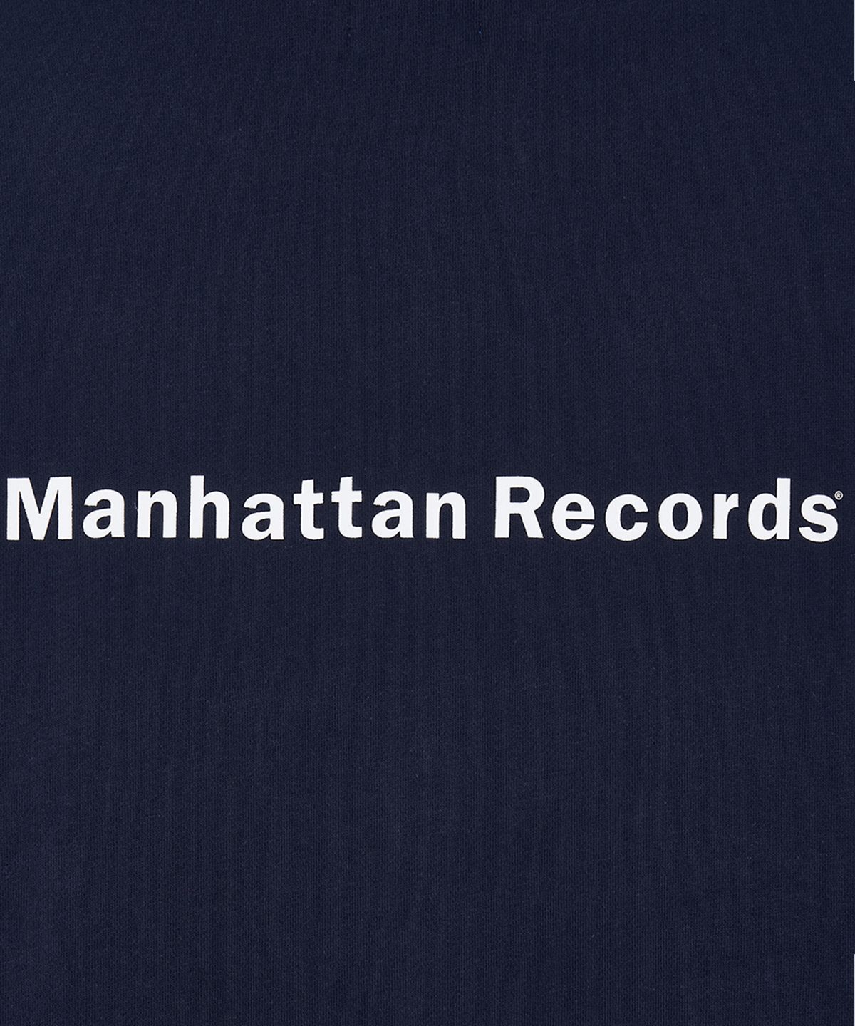 맨하탄레코즈(MANHATTAN RECORDS) Classic Logo Zip Up Hoodie - Navy
