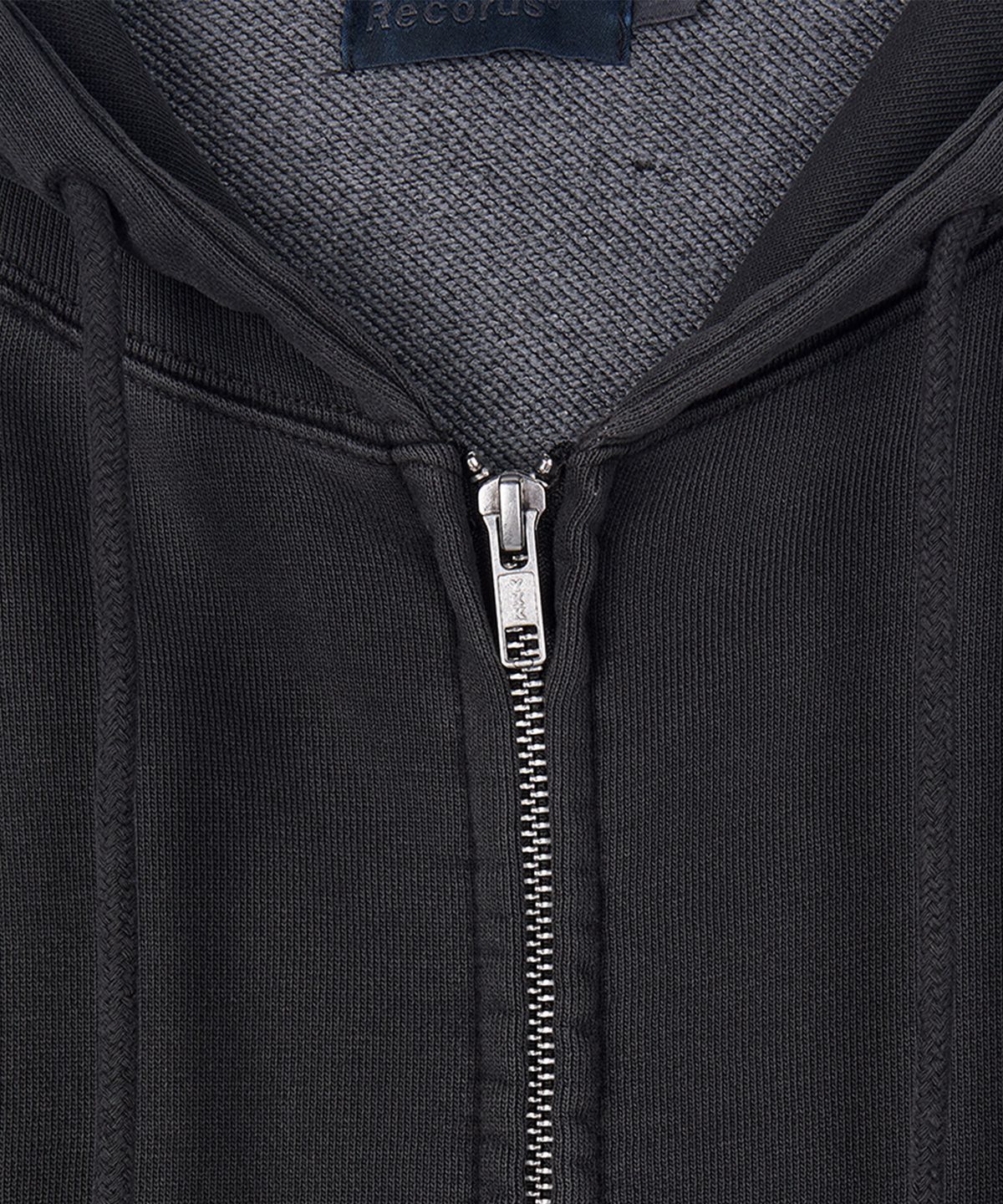 맨하탄레코즈(MANHATTAN RECORDS) Classic Logo PM Zip Up Hoodie - Charcoal