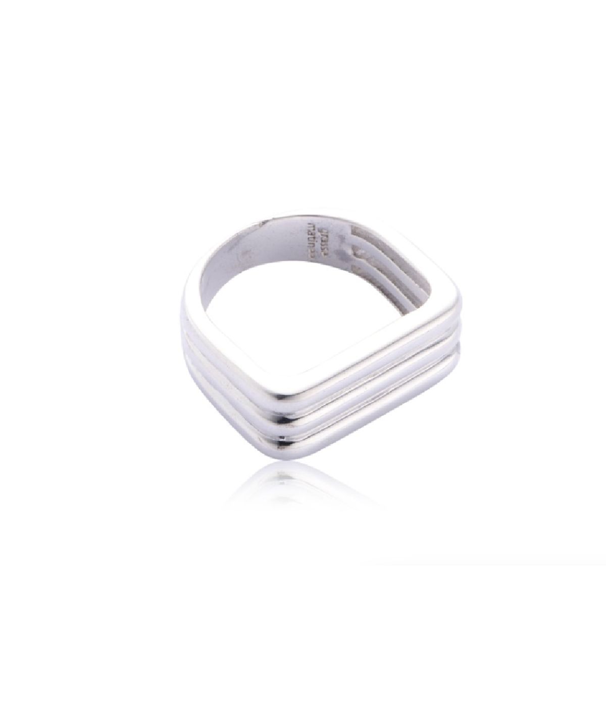 그라스마티네(GRASSE MATINEE) Triple Bar Ring  silver