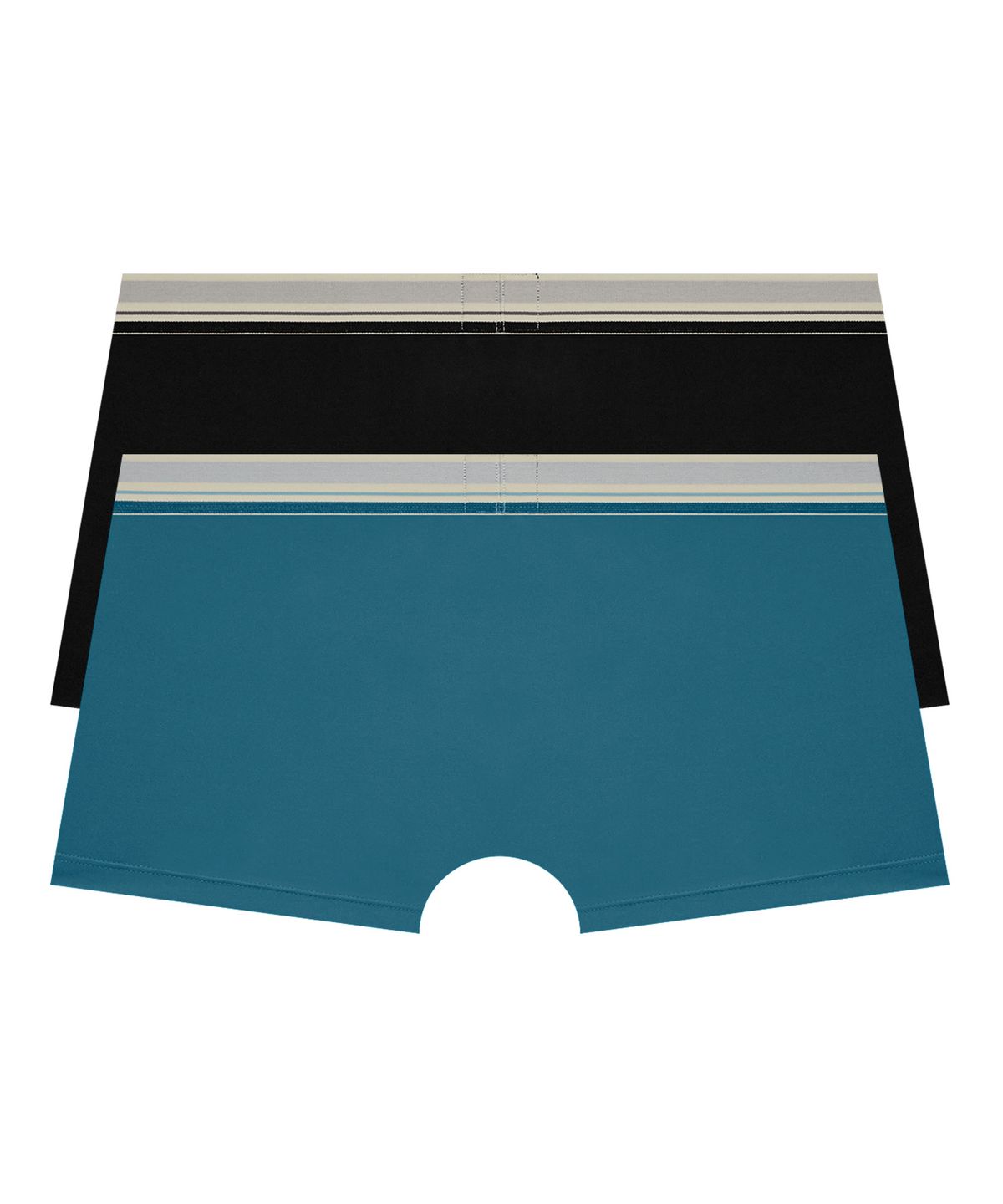 게스언더웨어(GUESS UNDERWEAR) 크림밴드 에어로쿨 드로즈 세트 2PACK (BK/BGR)