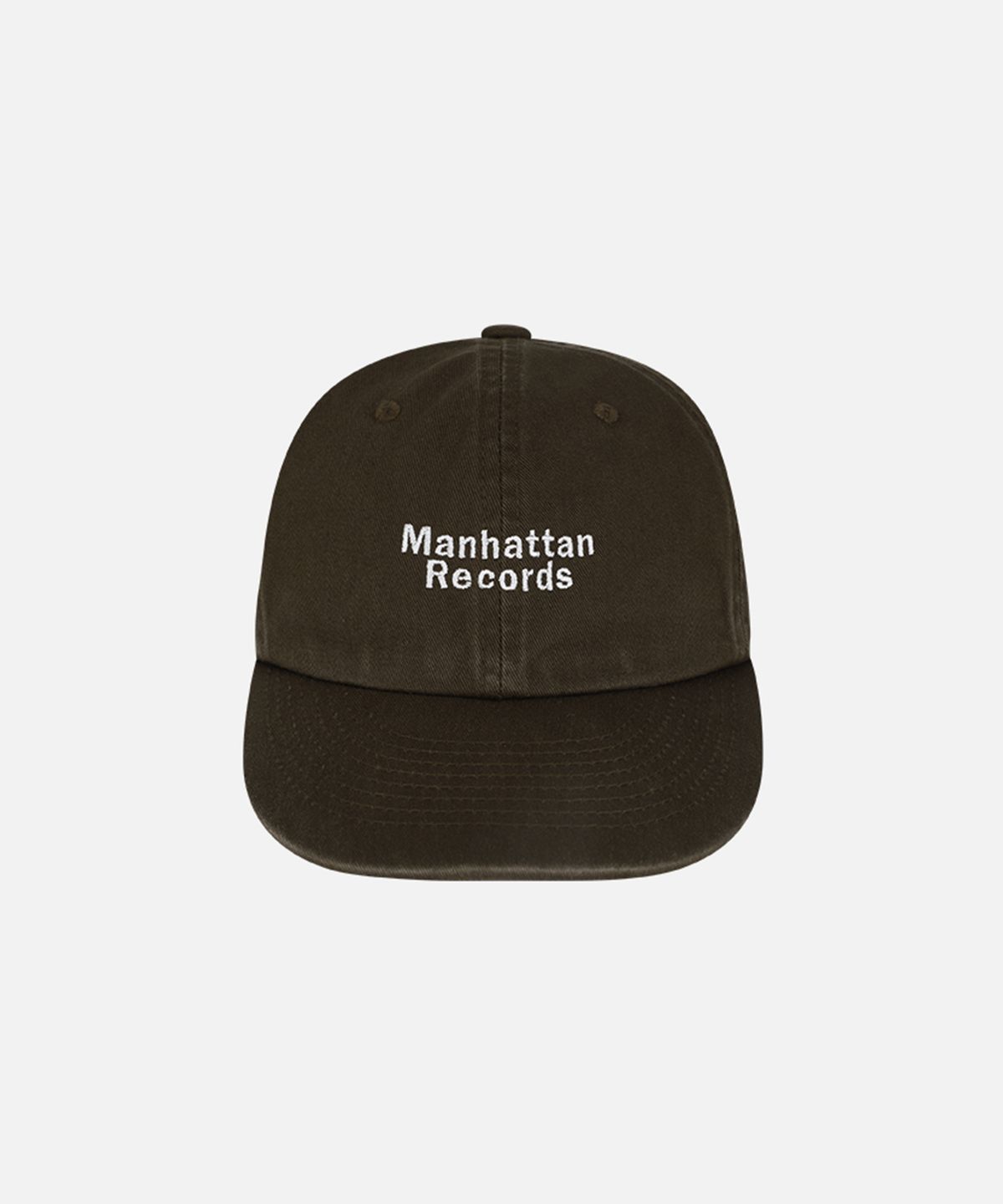 맨하탄레코즈(MANHATTAN RECORDS) MR Classic Logo Cap - Brown