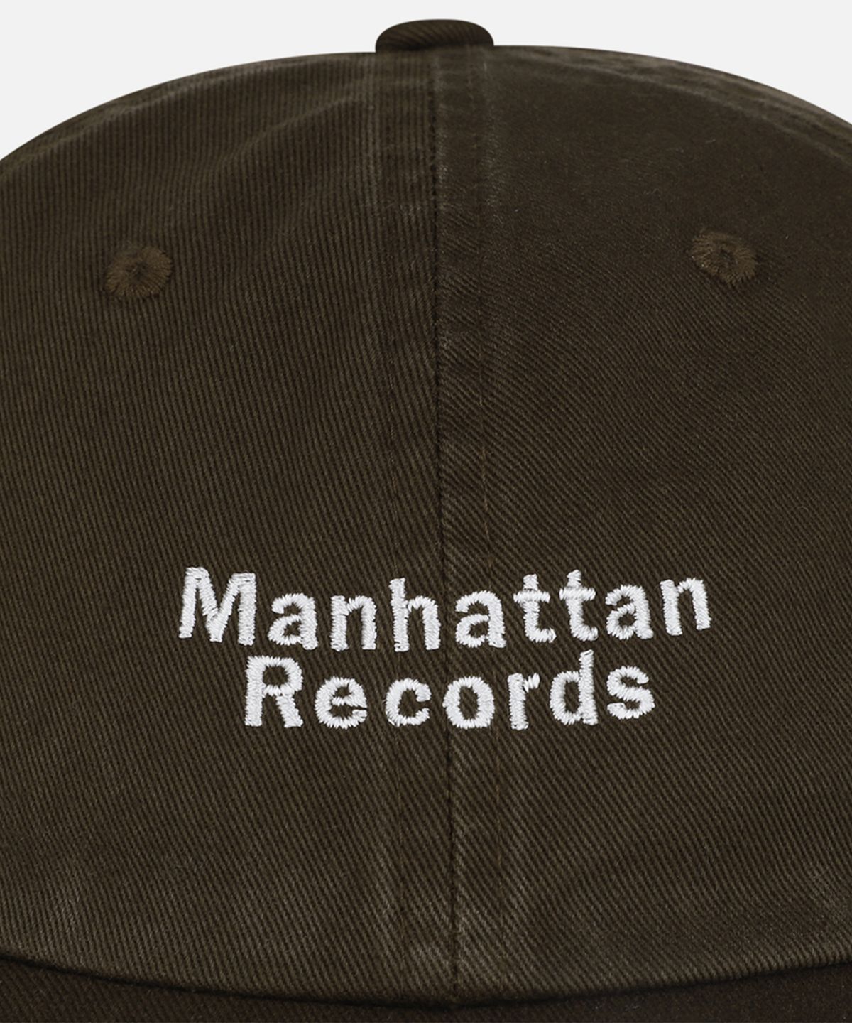 맨하탄레코즈(MANHATTAN RECORDS) MR Classic Logo Cap - Brown