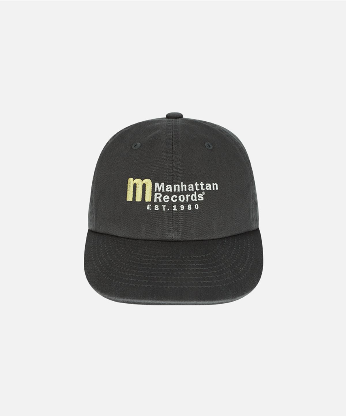 맨하탄레코즈(MANHATTAN RECORDS) MR M Classic Logo Cap - Charcoal