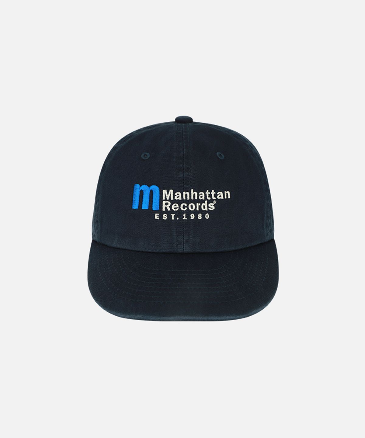 맨하탄레코즈(MANHATTAN RECORDS) MR M Classic Logo Cap - Navy