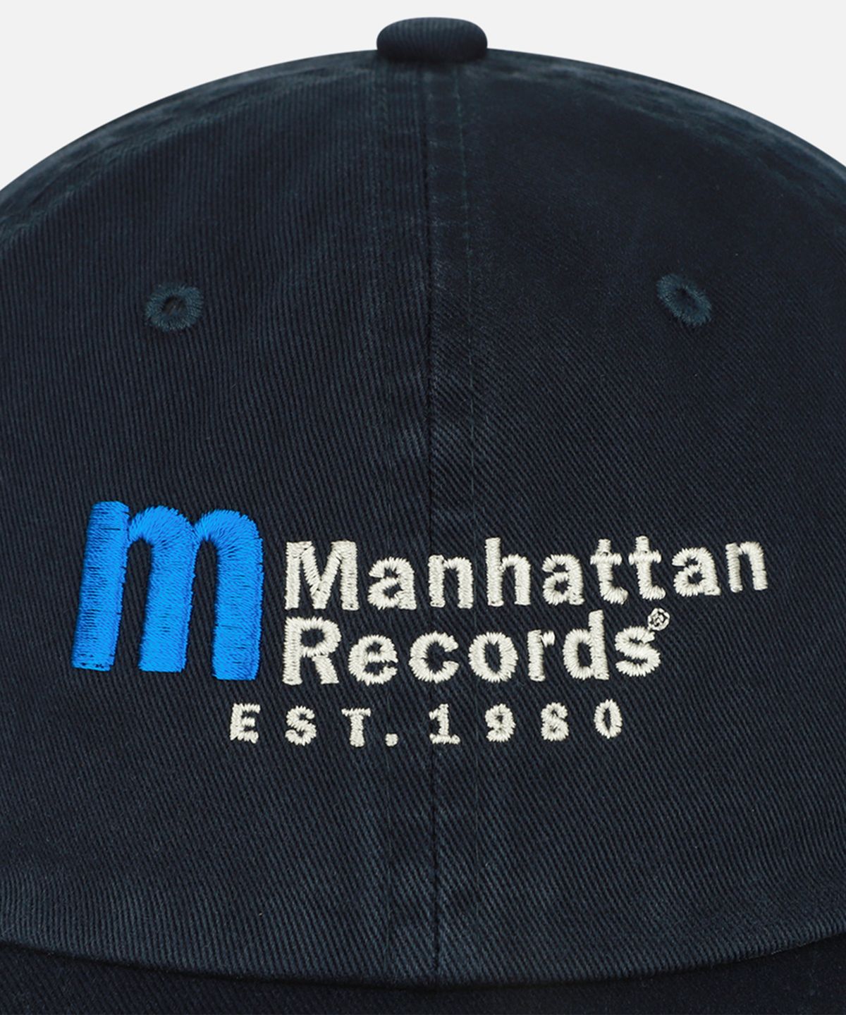 맨하탄레코즈(MANHATTAN RECORDS) MR M Classic Logo Cap - Navy
