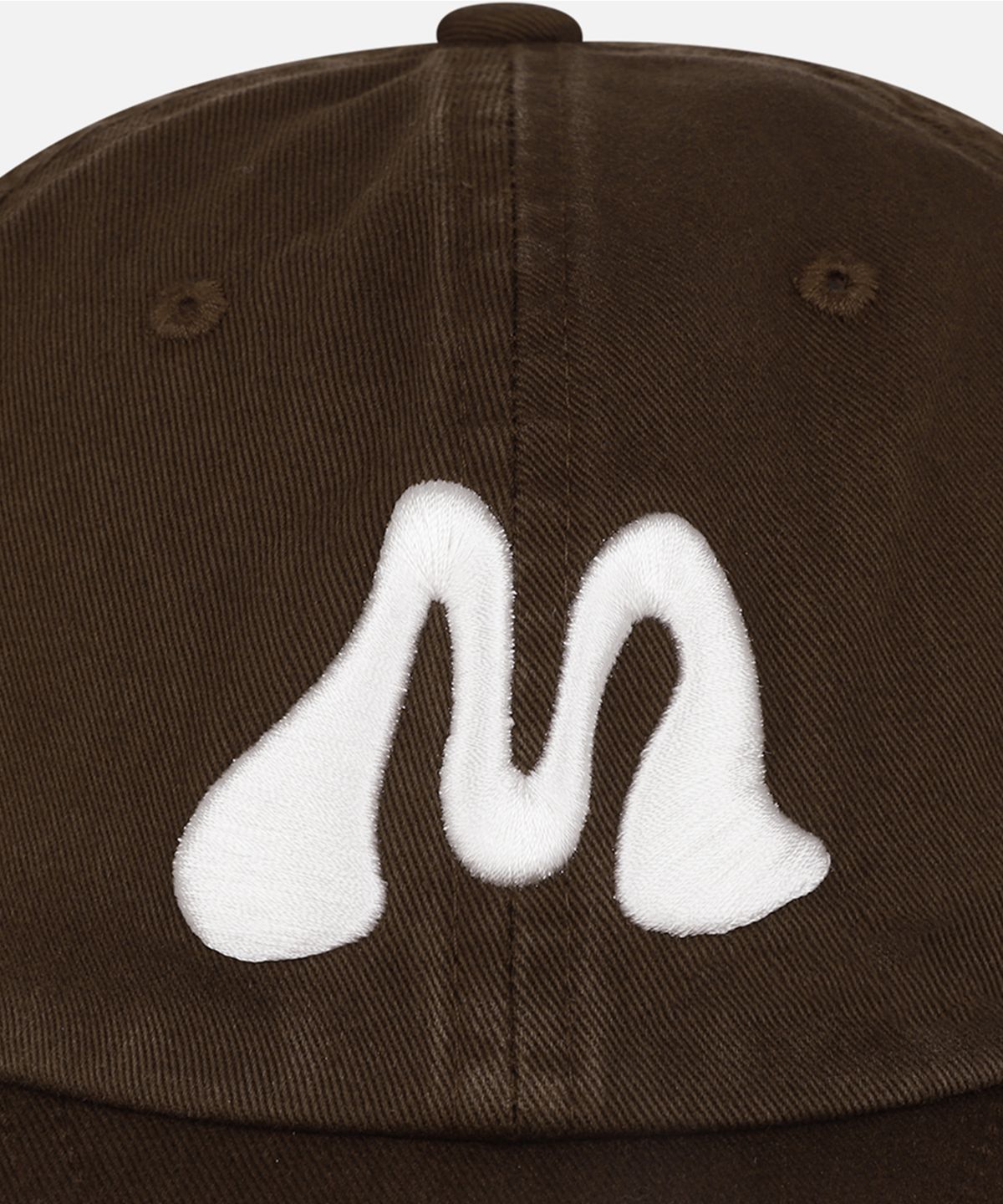 맨하탄레코즈(MANHATTAN RECORDS) MR M Note Logo Cap - Brown