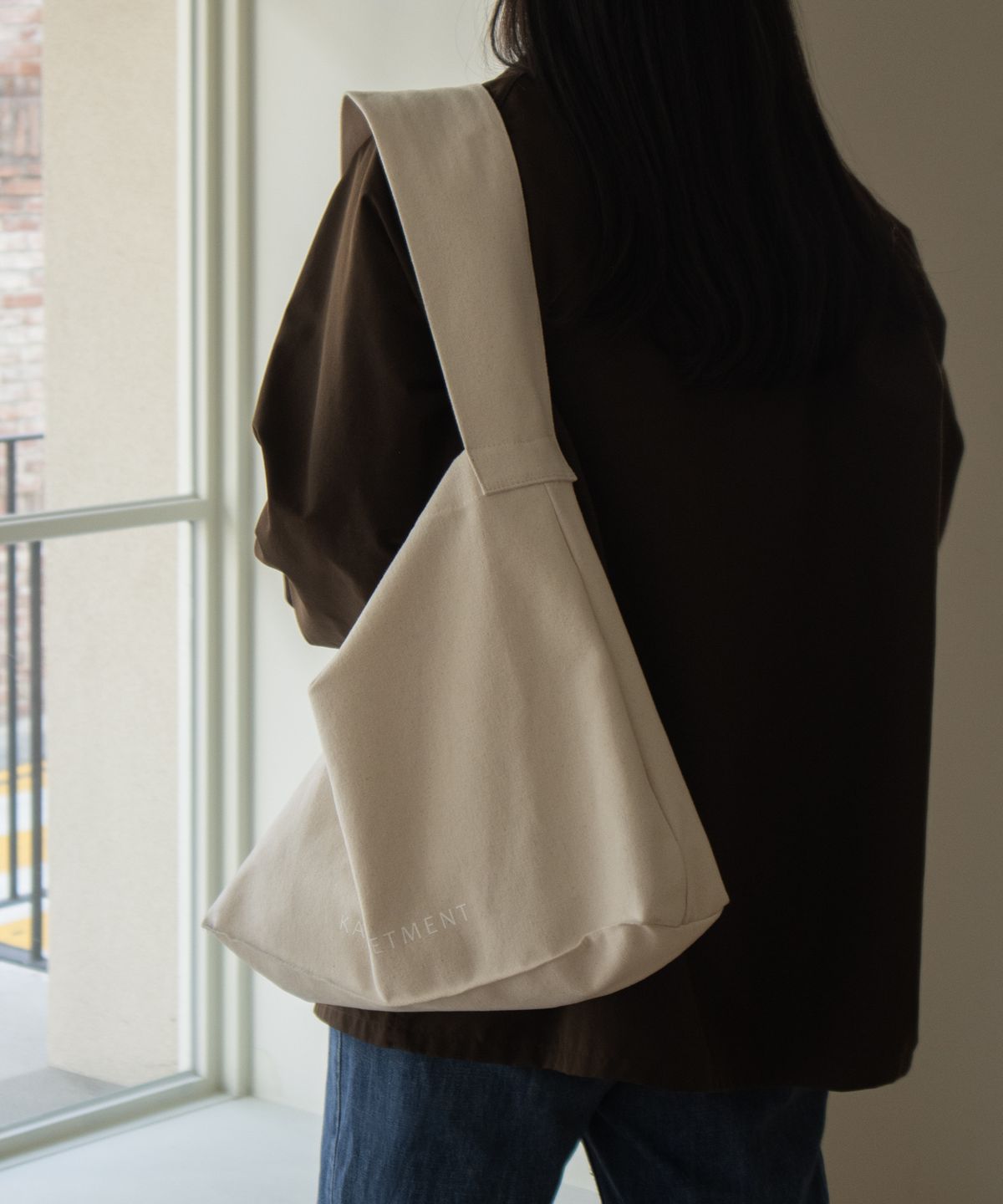 캐비닛먼트(KABINETMENT) Broad eco bag_2colors