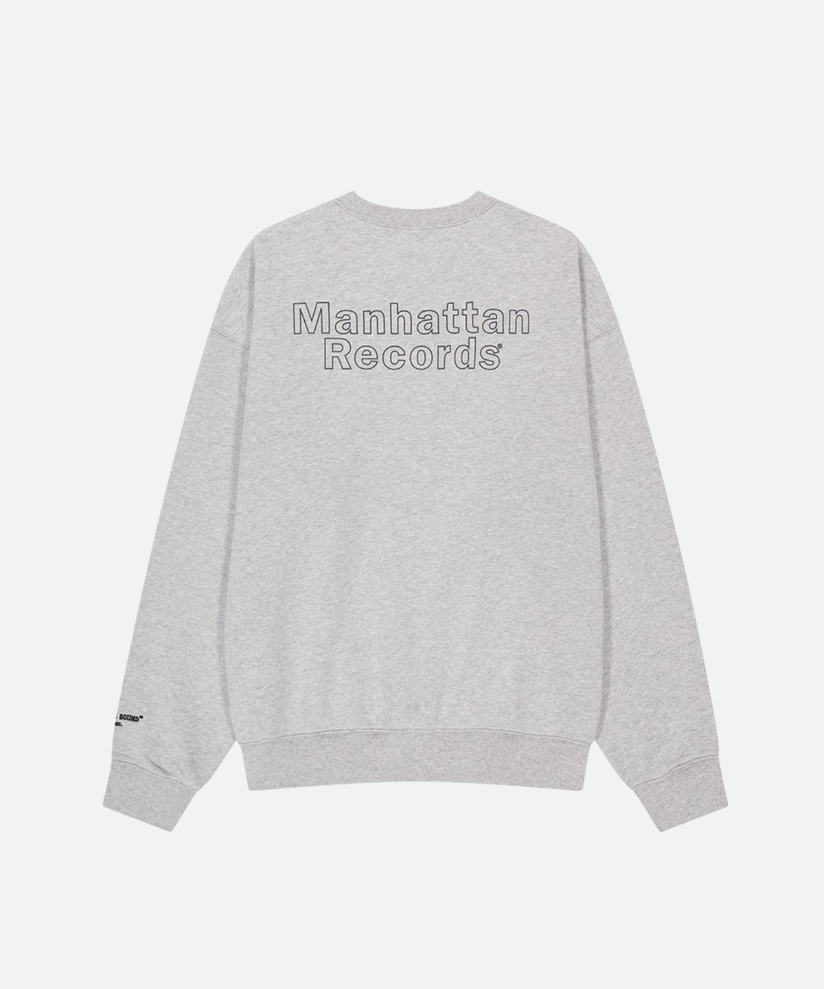 맨하탄레코즈(MANHATTAN RECORDS) MR x BALANSA Arch Crew Neck - Grey