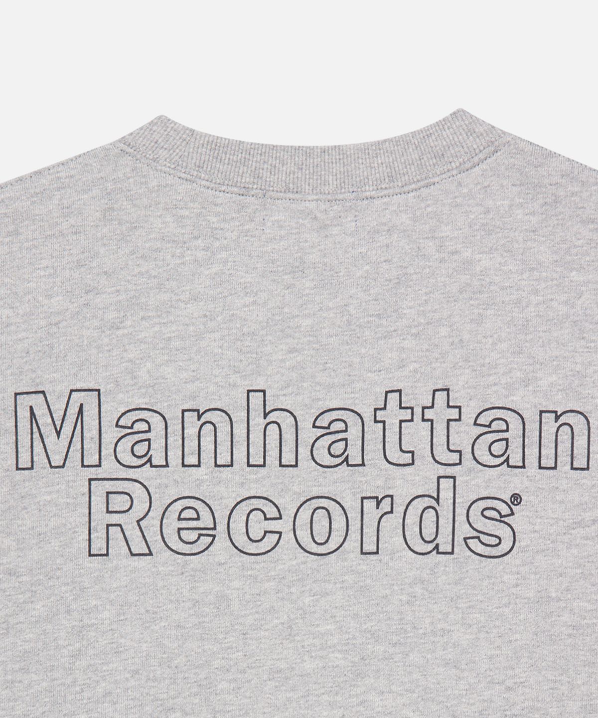 맨하탄레코즈(MANHATTAN RECORDS) MR x BALANSA Arch Crew Neck - Grey